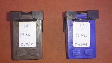 CARTUCCIA HP NERO 21 22 27 28 56 57 62 300 301 302 304 ecc